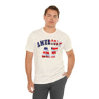 American AF Shirt | Patriotic American Flag Graphic Tee for Proud Americans - Anything AF