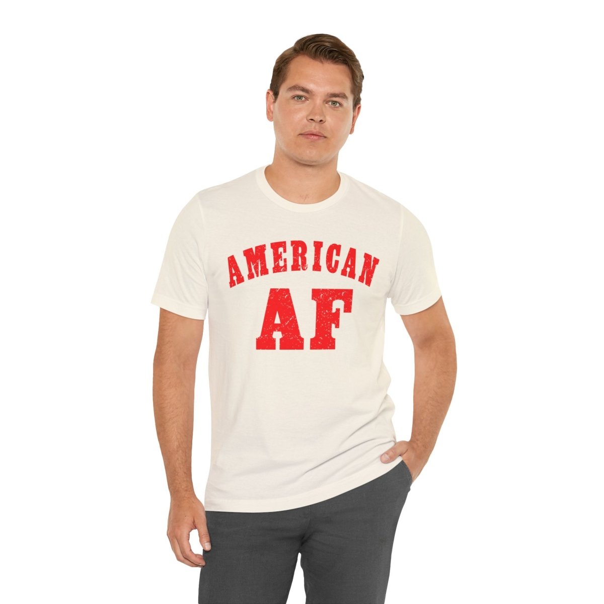 American AF Shirt | Patriotic USA Pride Graphic Tee for Proud Americans - Anything AF
