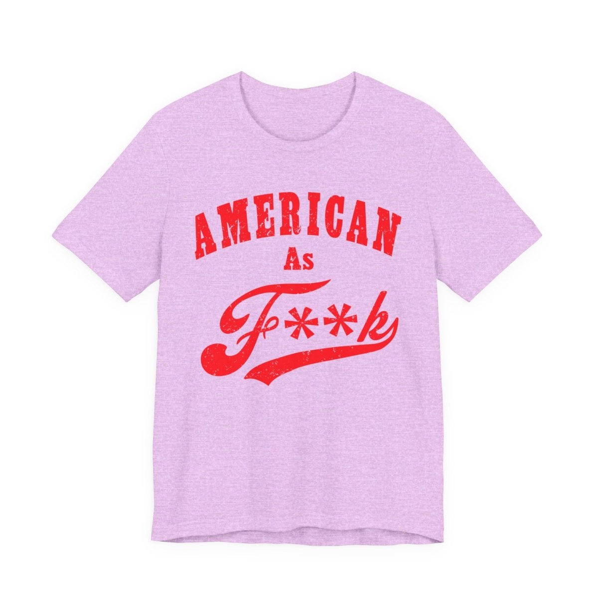 American As Fk Shirt | Funny Patriotic Graphic Tee for USA Pride | As F**k PG-13 Version - Anything AF