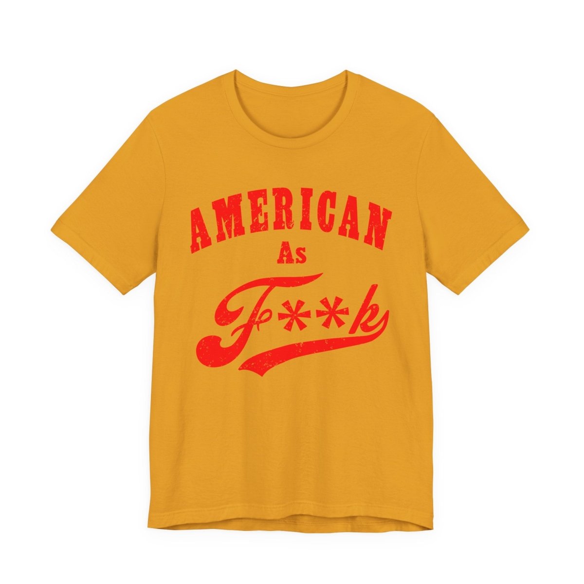 American As Fk Shirt | Funny Patriotic Graphic Tee for USA Pride | As F**k PG-13 Version - Anything AF