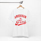 American As Fk Shirt | Funny Patriotic Graphic Tee for USA Pride | As F**k PG-13 Version - Anything AF