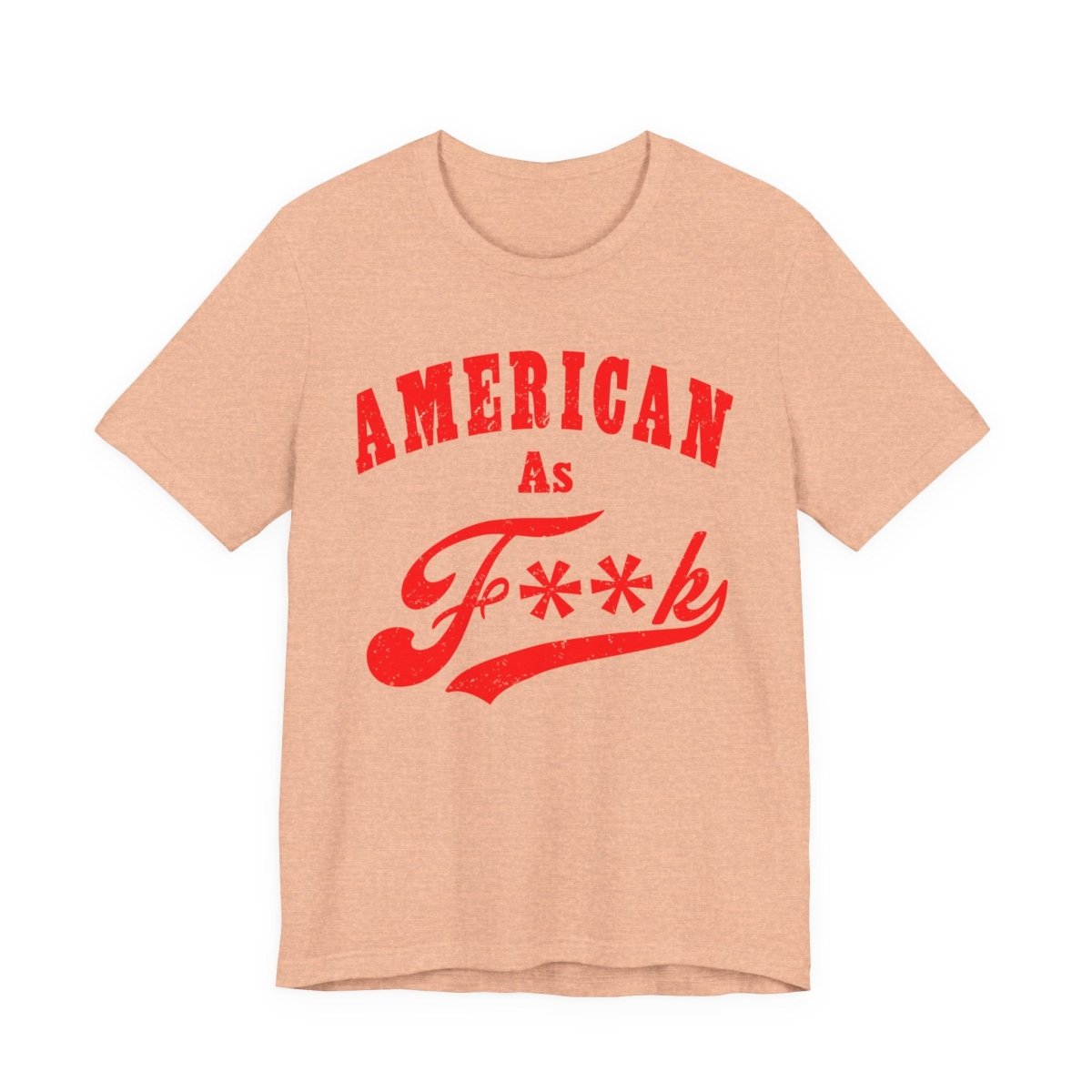 American As Fk Shirt | Funny Patriotic Graphic Tee for USA Pride | As F**k PG-13 Version - Anything AF