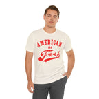 American As Fk Shirt | Funny Patriotic Graphic Tee for USA Pride | As F**k PG-13 Version - Anything AF