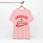 American As Fk Shirt | Funny Patriotic Graphic Tee for USA Pride | As F**k PG-13 Version - Anything AF