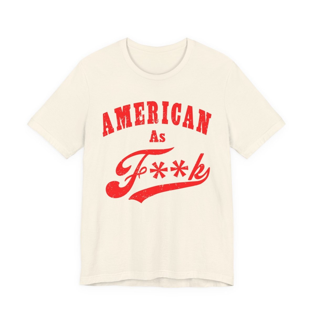 American As Fk Shirt | Funny Patriotic Graphic Tee for USA Pride | As F**k PG-13 Version - Anything AF