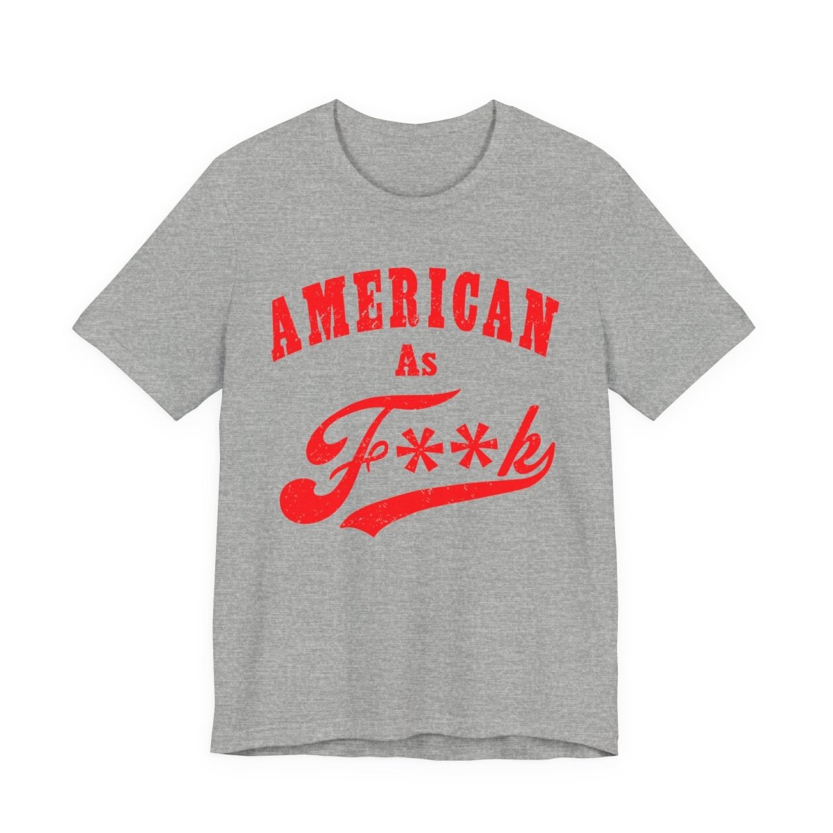 American As Fk Shirt | Funny Patriotic Graphic Tee for USA Pride | As F**k PG-13 Version - Anything AF