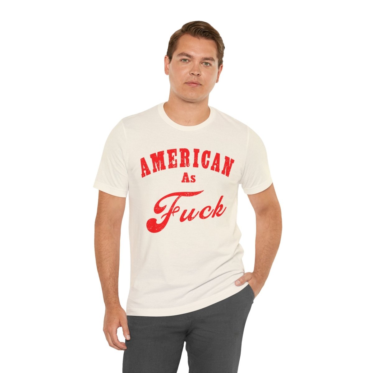 American As Fuck Shirt | Bold Patriotic USA Graphic for Freedom Lovers | Uncensored / NSFW Version - Anything AF