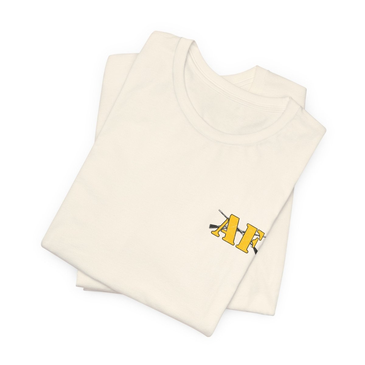 Army Infantry AF Shirt – U.S. Army As Fuck Double-Sided T-Shirt with Crossed Infantry Rifles - Anything AF