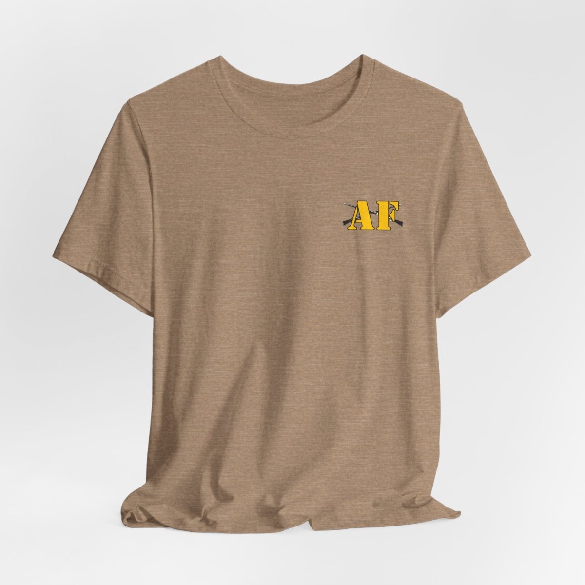 Army Infantry AF Shirt – U.S. Army As Fuck Double-Sided T-Shirt with Crossed Infantry Rifles - Anything AF