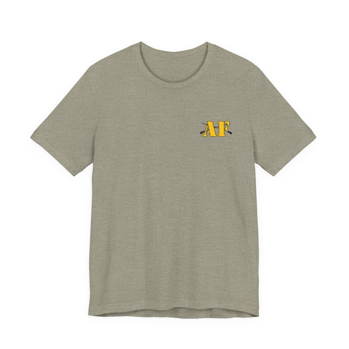 Army Infantry AF Shirt – U.S. Army As Fuck Double-Sided T-Shirt with Crossed Infantry Rifles - Anything AF