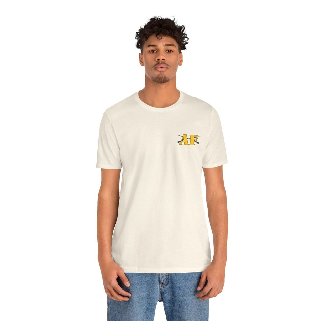 Army Infantry AF Shirt – U.S. Army As Fuck Double-Sided T-Shirt with Crossed Infantry Rifles - Anything AF