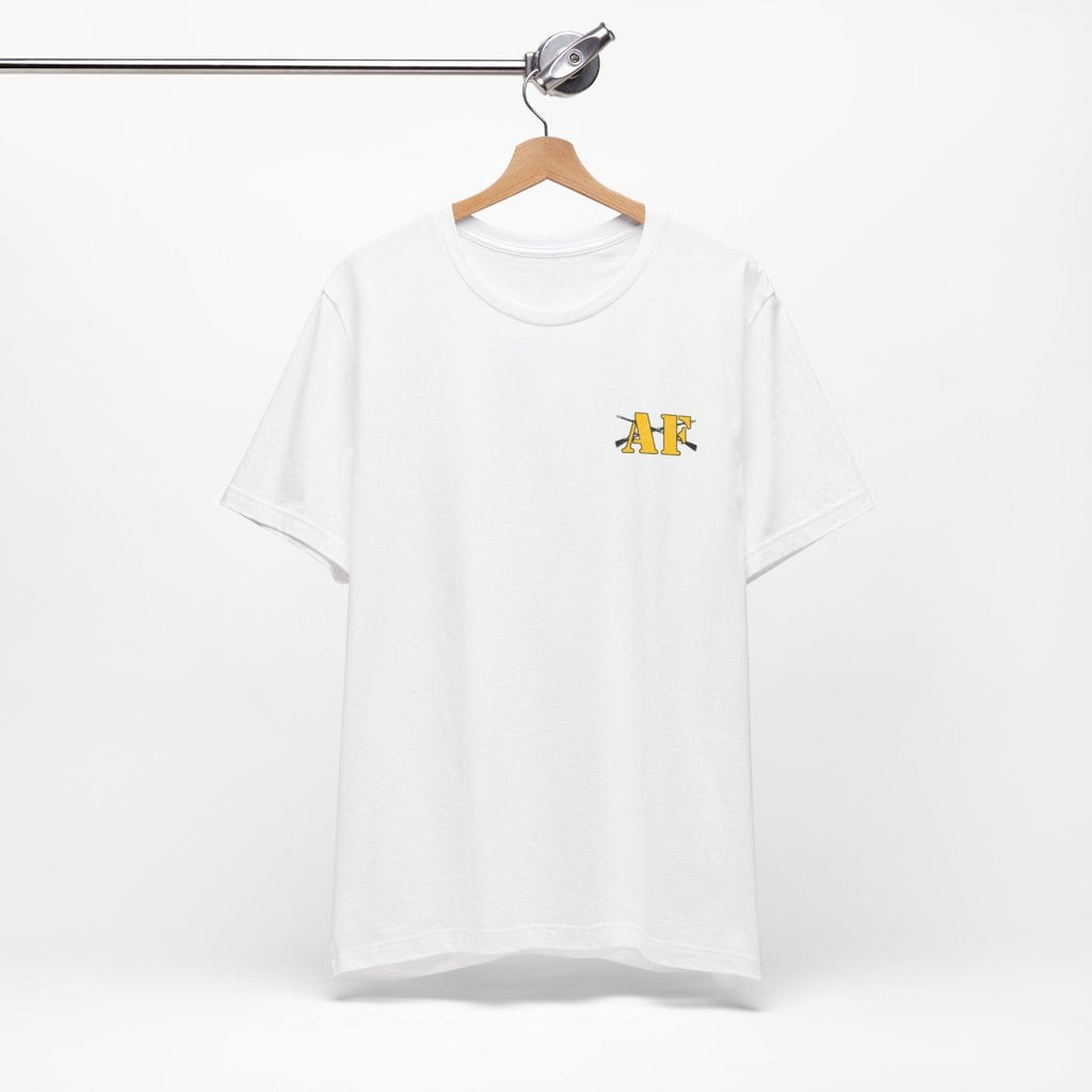 Army Infantry AF Shirt – U.S. Army As Fuck Double-Sided T-Shirt with Crossed Infantry Rifles - Anything AF