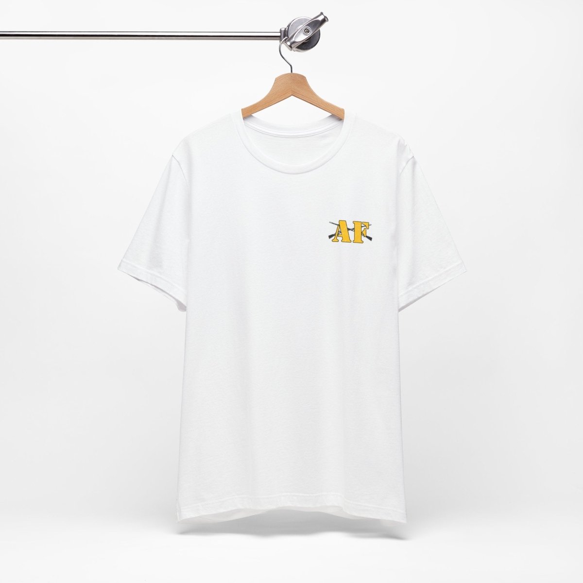 Army Infantry AF Shirt – U.S. Army As Fuck Double-Sided T-Shirt with Crossed Infantry Rifles - Anything AF