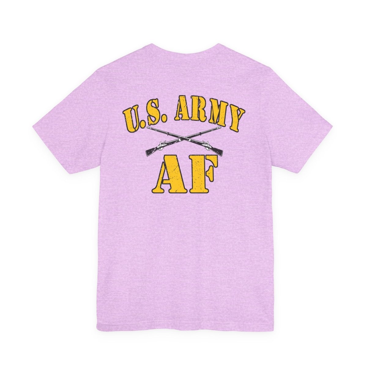 Army Infantry AF Shirt – U.S. Army As Fuck Double-Sided T-Shirt with Crossed Infantry Rifles - Anything AF