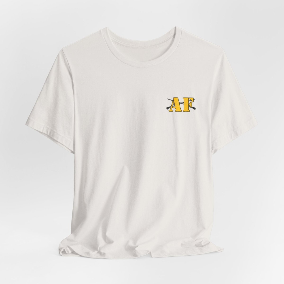 Army Infantry AF Shirt – U.S. Army As Fuck Double-Sided T-Shirt with Crossed Infantry Rifles - Anything AF