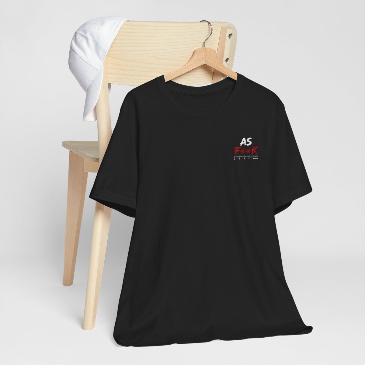 As F**K Is My Favorite Measurement Funny Front & Back Bella+Canvas 3001 T-Shirt | Slightly Salty Edition - Anything AF