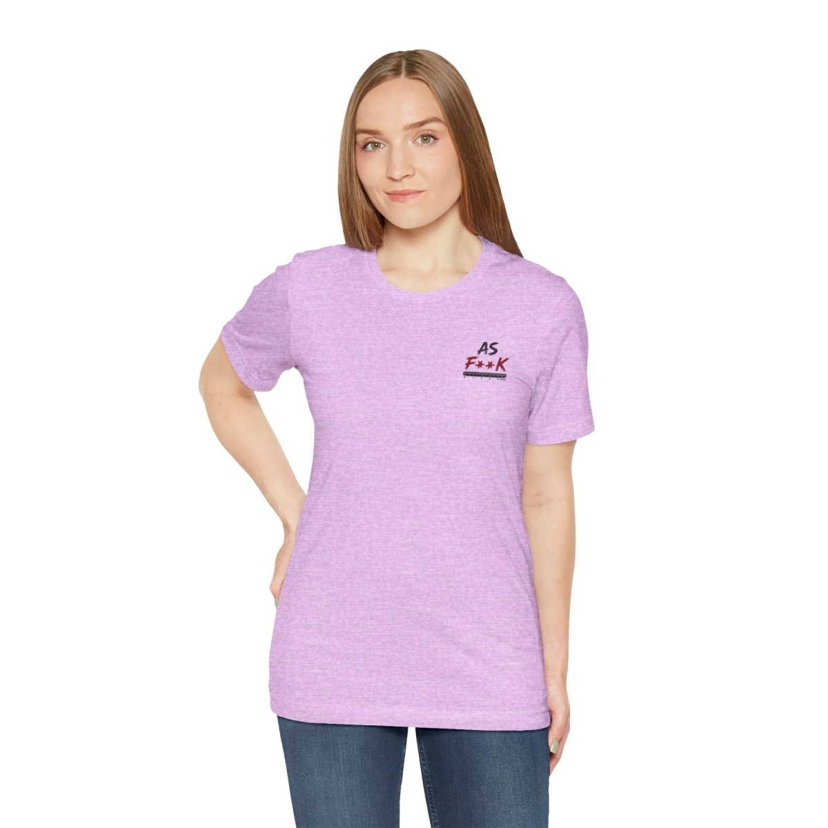 As F**K Is My Favorite Measurement Funny Front & Back Bella+Canvas 3001 T-Shirt | Slightly Salty Edition - Anything AF