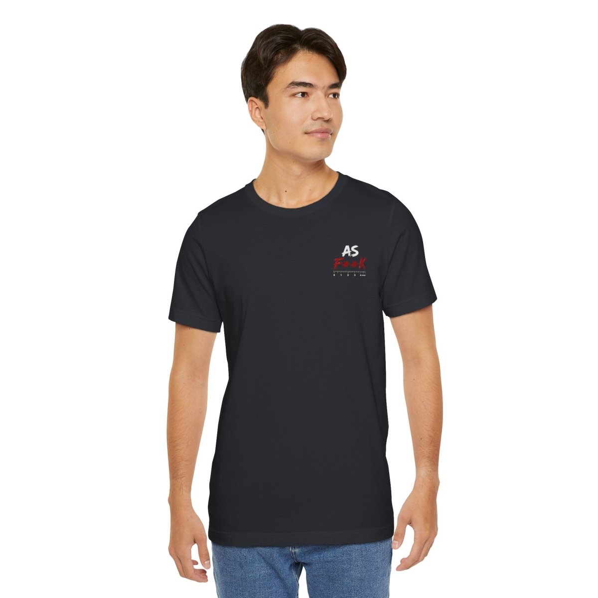 As F**K Is My Favorite Measurement Funny Front & Back Bella+Canvas 3001 T-Shirt | Slightly Salty Edition - Anything AF