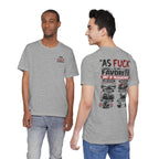 As Fuck Is My Favorite Measurement Funny Front & Back Bella+Canvas 3001 T-Shirt | Graphic Tee - Anything AF