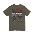 As Fuck Is My Favorite Measurement Funny Front & Back Bella+Canvas 3001 T-Shirt | Graphic Tee - Anything AF