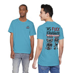 As Fuck Is My Favorite Measurement Funny Front & Back Bella+Canvas 3001 T-Shirt | Graphic Tee - Anything AF