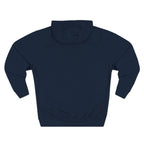 Plain back of the Navy Brooklyn AF hoodie, no print on the reverse