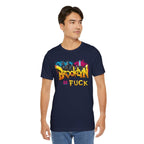 Brooklyn As Fuck T-Shirt | NYC Graffiti Skyline Bella + Canvas 3001 Tee | New York Streetwear Graphic Shirt - Anything AF