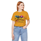 Brooklyn As Fuck T-Shirt | NYC Graffiti Skyline Bella + Canvas 3001 Tee | New York Streetwear Graphic Shirt - Anything AF