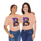 Brooklyn As Fuck T-Shirt | Sunset Bridge Graphic for Dark Colors | Bella + Canvas 3001 Tee - Anything AF