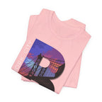 Brooklyn As Fuck T-Shirt | Sunset Bridge Graphic for Dark Colors | Bella + Canvas 3001 Tee - Anything AF
