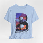 Brooklyn As Fuck T-Shirt | Sunset Bridge Graphic for Light Colors | Bella + Canvas 3001 Tee - Anything AF