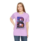 Brooklyn As Fuck T-Shirt | Sunset Bridge Graphic for Light Colors | Bella + Canvas 3001 Tee - Anything AF