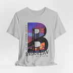 Brooklyn As Fuck T-Shirt | Sunset Bridge Graphic for Light Colors | Bella + Canvas 3001 Tee - Anything AF