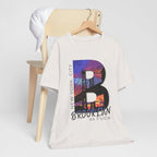 Brooklyn As Fuck T-Shirt | Sunset Bridge Graphic for Light Colors | Bella + Canvas 3001 Tee - Anything AF