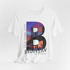 Brooklyn As Fuck T-Shirt | Sunset Bridge Graphic for Light Colors | Bella + Canvas 3001 Tee - Anything AF
