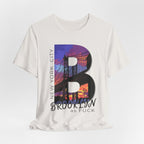 Brooklyn As Fuck T-Shirt | Sunset Bridge Graphic for Light Colors | Bella + Canvas 3001 Tee - Anything AF