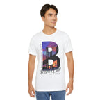 Brooklyn As Fuck T-Shirt | Sunset Bridge Graphic for Light Colors | Bella + Canvas 3001 Tee - Anything AF
