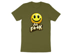 Classic Smiley As F**K Emoji T-Shirt | Bold Gold Graphic Tee - Anything AF