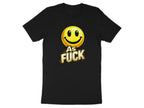 Classic Smiley As Fuck Emoji T-Shirt | Bold Gold Graphic Tee - Anything AF