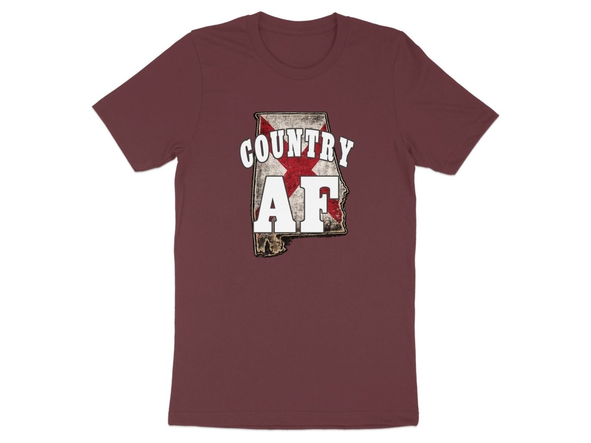 Country AF Alabama T-Shirt | Vintage Alabama Pride Graphic Tee - Anything AF