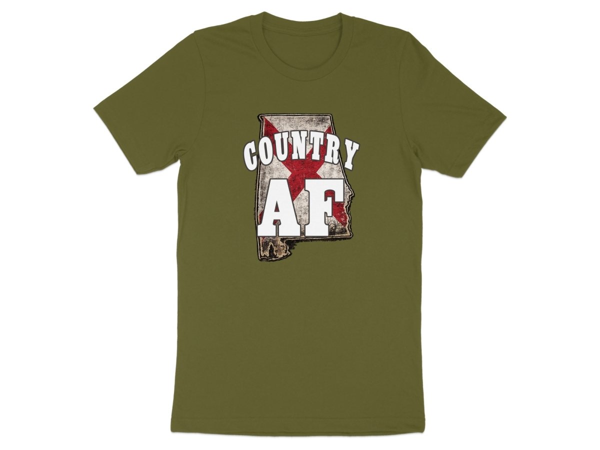 Country AF Alabama T-Shirt | Vintage Alabama Pride Graphic Tee - Anything AF