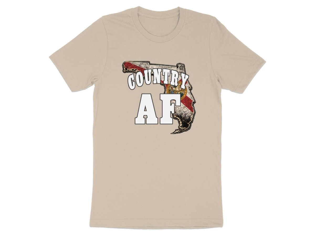 Country AF Florida T-Shirt | Vintage Florida Pride Graphic Tee - Anything AF