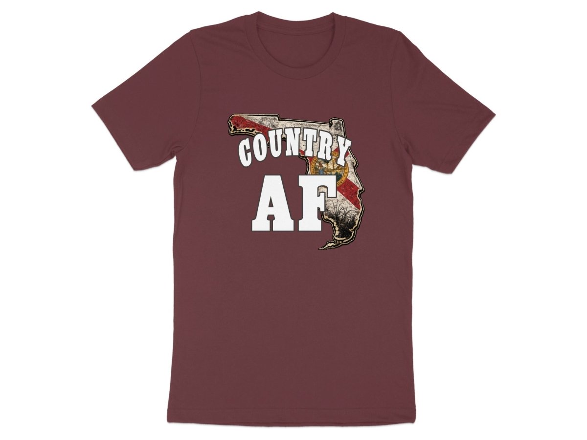 Country AF Florida T-Shirt | Vintage Florida Pride Graphic Tee - Anything AF
