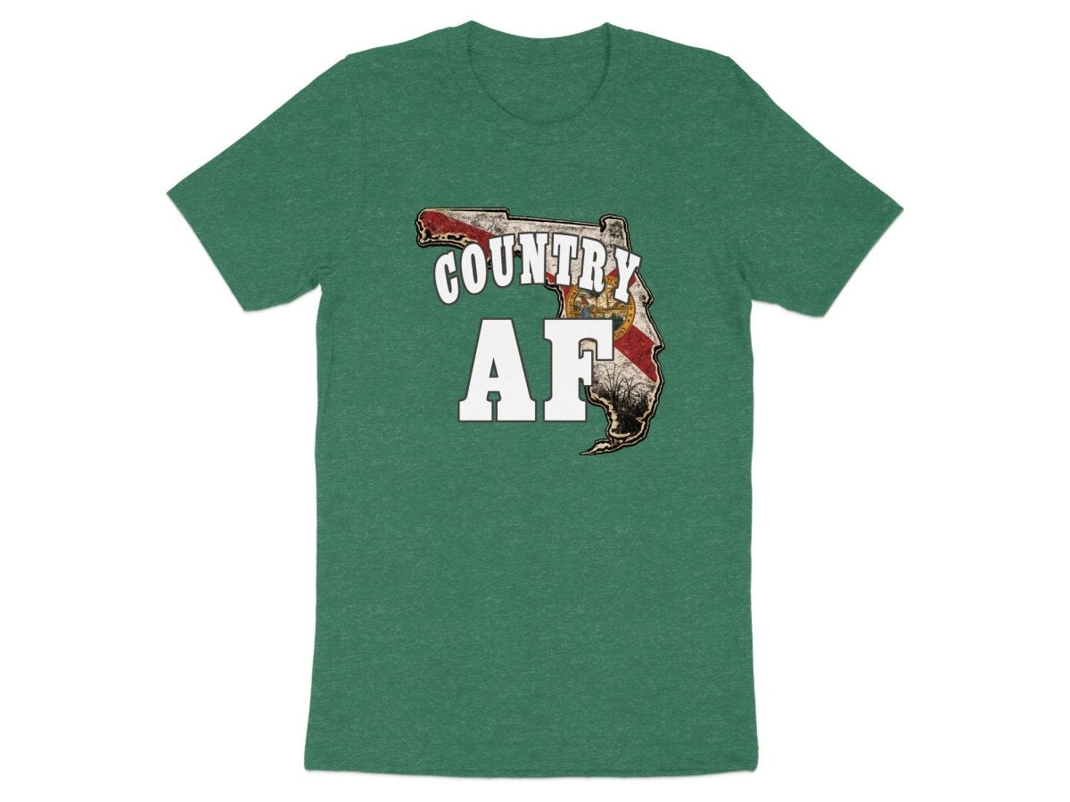 Country AF Florida T-Shirt | Vintage Florida Pride Graphic Tee - Anything AF