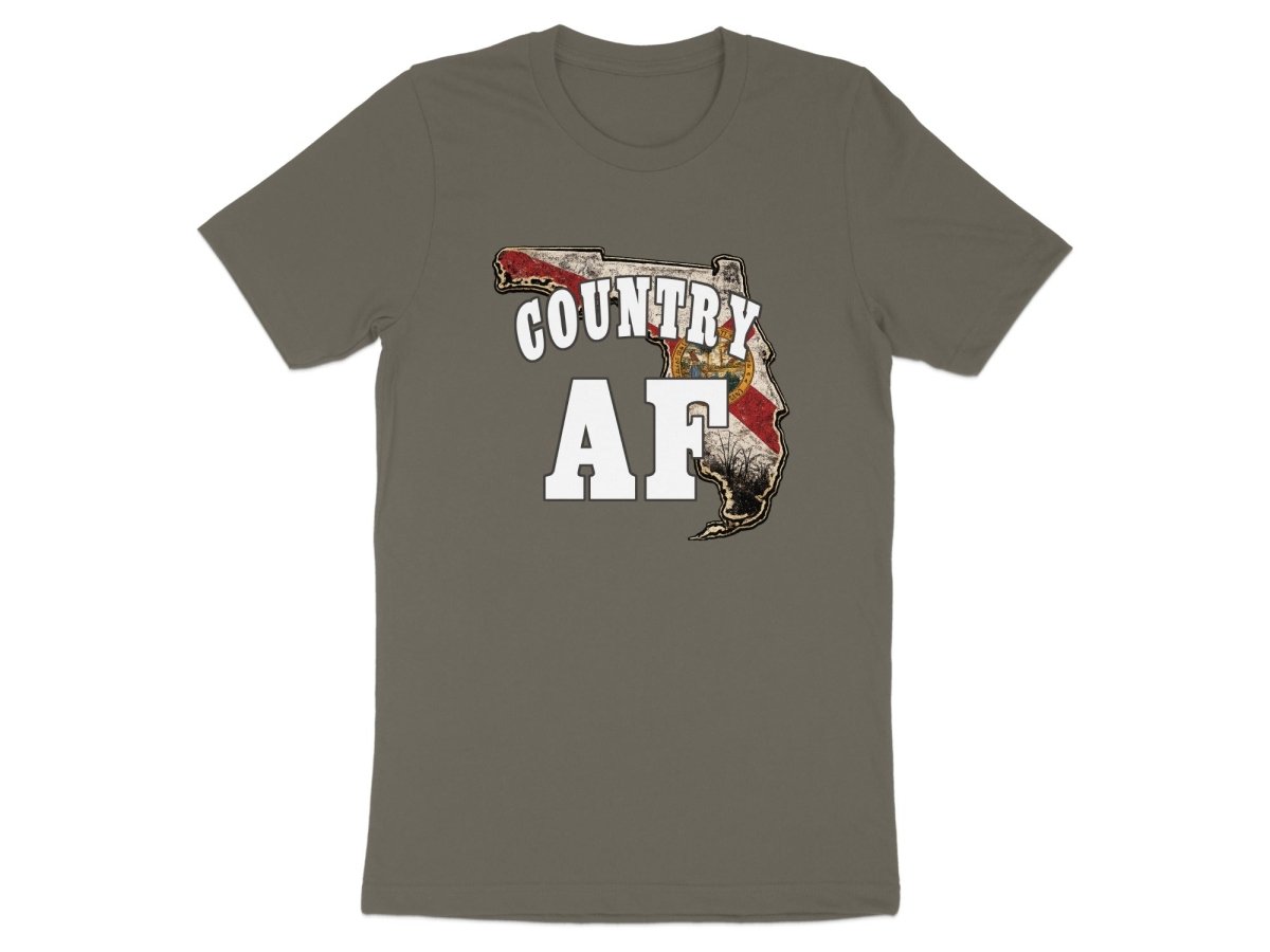 Country AF Florida T-Shirt | Vintage Florida Pride Graphic Tee - Anything AF