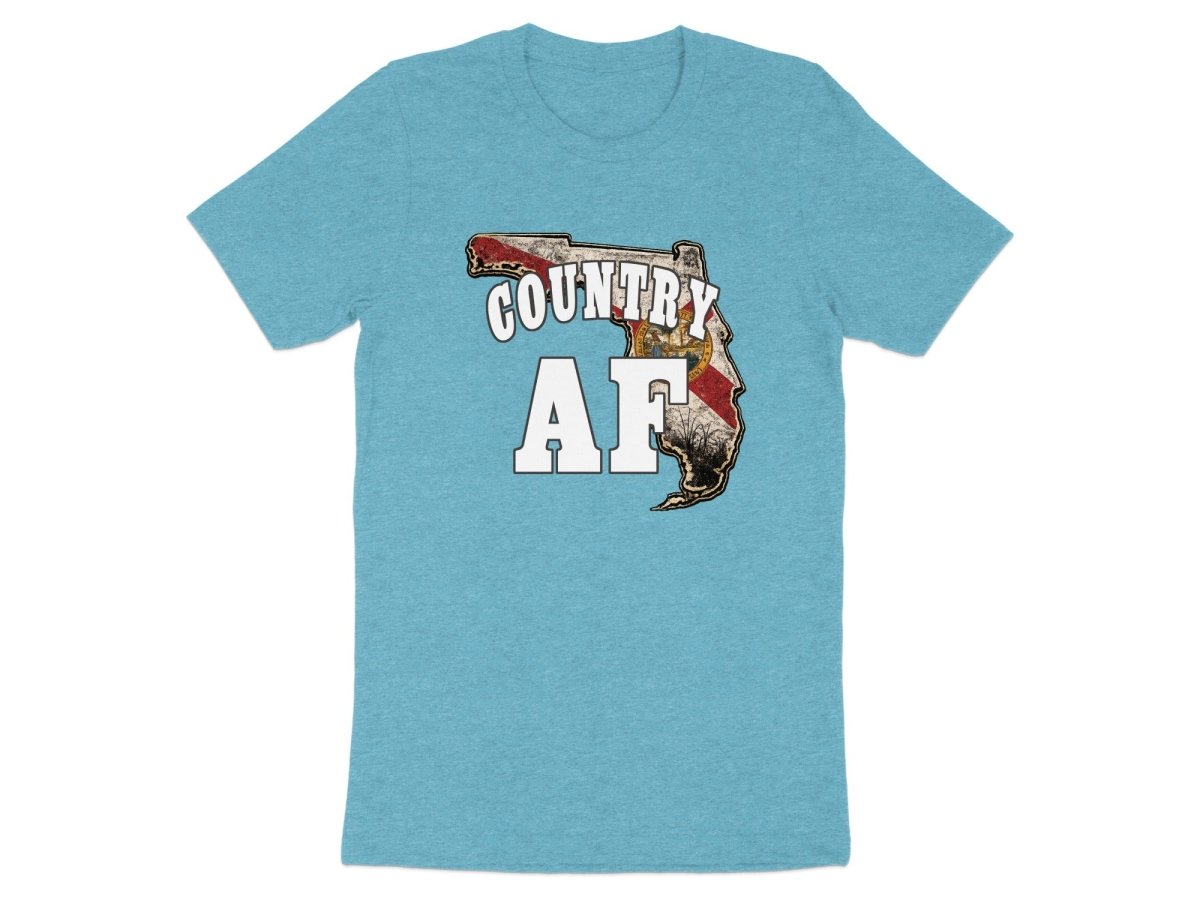 Country AF Florida T-Shirt | Vintage Florida Pride Graphic Tee - Anything AF