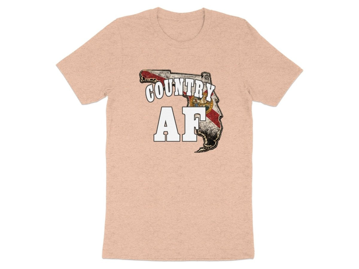 Country AF Florida T-Shirt | Vintage Florida Pride Graphic Tee - Anything AF