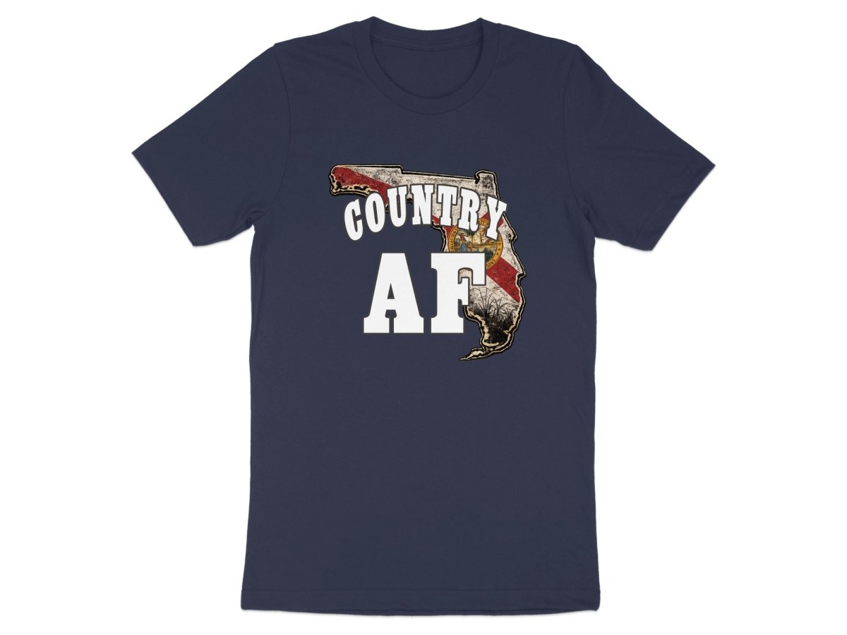 Country AF Florida T-Shirt | Vintage Florida Pride Graphic Tee - Anything AF