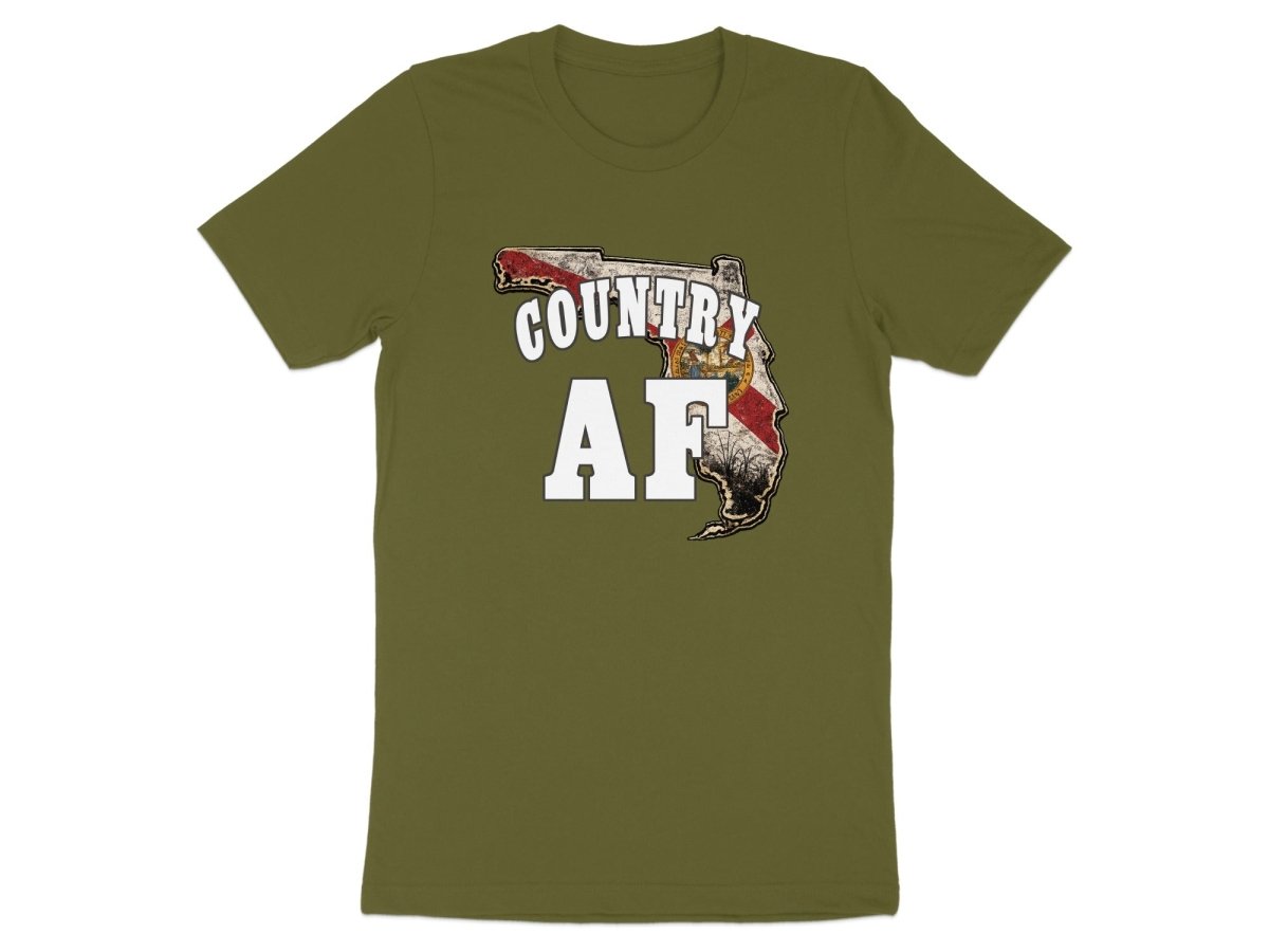 Country AF Florida T-Shirt | Vintage Florida Pride Graphic Tee - Anything AF