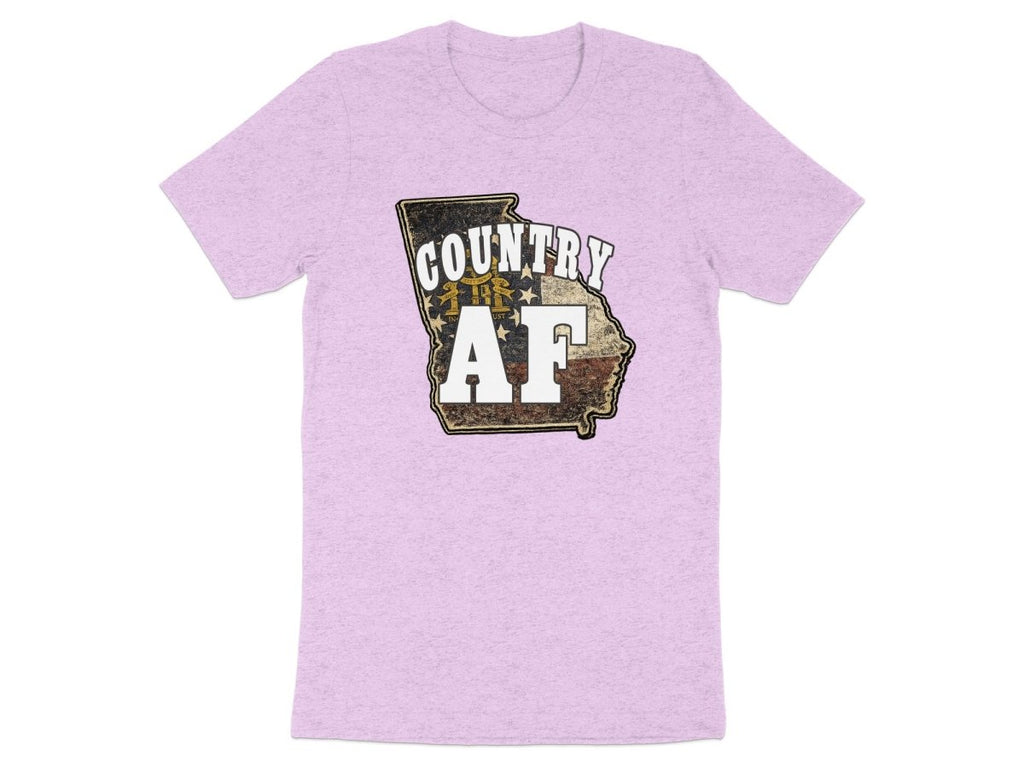 Country AF Georgia T-Shirt | Vintage Georgia Outline Graphic Tee - Anything AF